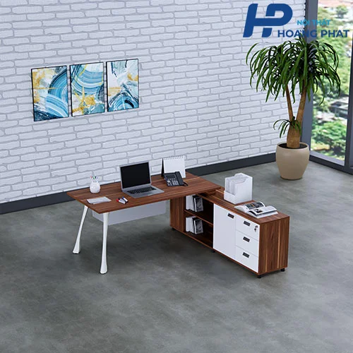 Bàn giám đốc chân móng ngựa BR120STPMG 3 Bàn làm việc giám đốc BR120STPMG