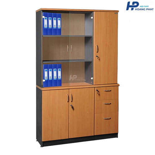 Tủ gỗ đựng tài liệu cao cấp NT1960-3B3N 1 NT1960-3B3N-hoangphat