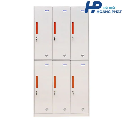 CAT982-3KD-hinh02 Tủ Sắt Locker 6 Ngăn CAT982-3KD
