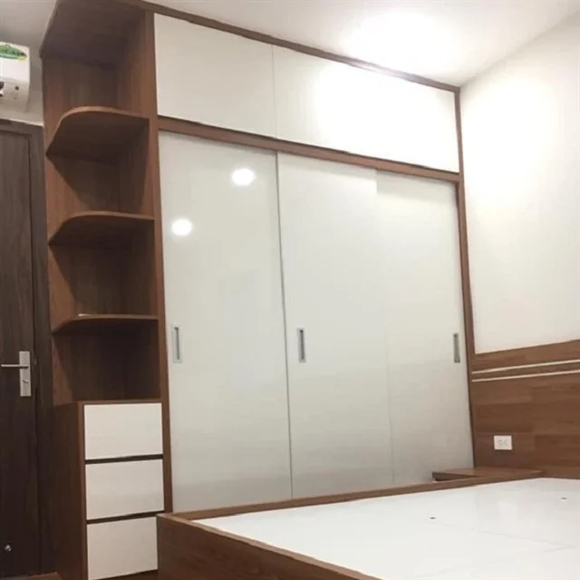 Mẫu tủ quần áo 3 cánh đẹp hiện đại 12 Tủ quần áo 3 cánh đẹp bằng gỗ