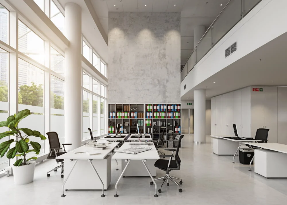 Background văn phòng làm việc đẹp, hiện đại 2023 5 Background văn phòng theo hướng tự nhiên