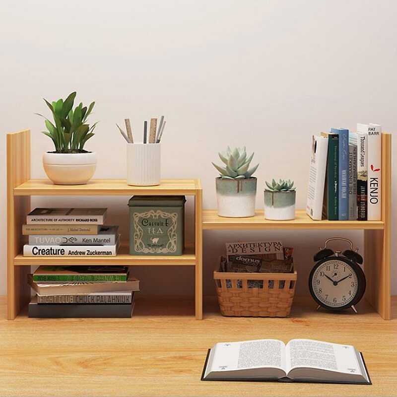 Gợi ý 10+ món đồ decor bàn làm việc đẹp bạn không nên bỏ qua 2 Kệ sách để bàn giúp không gian làm việc luôn ngăn nắp